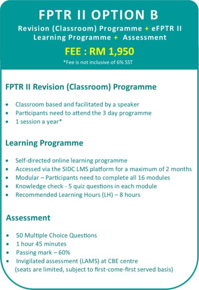FPTR II Option B FPTR II Option B